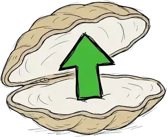 A silent man who has a closed clam shell in place of his mouth