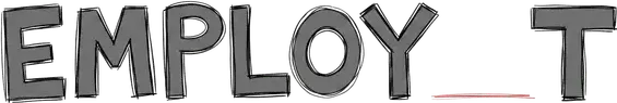 The word EMPLOYMENT with the letters M, E and N removed