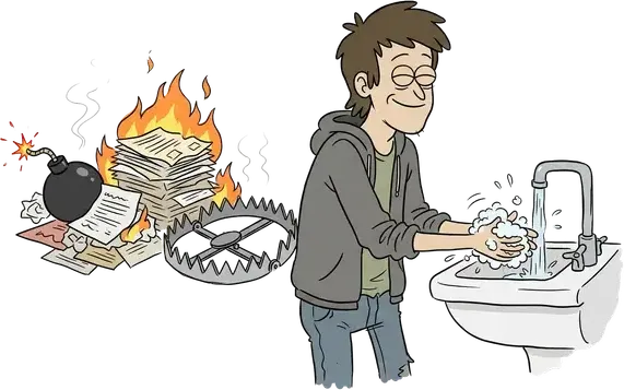 Idiom rebus 6 — reveal the answer below