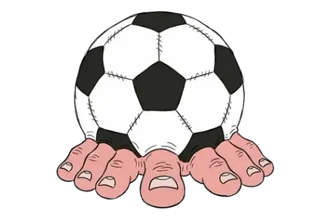 Rebus puzzle 12: an illustration hinting at "FOOTBALL"