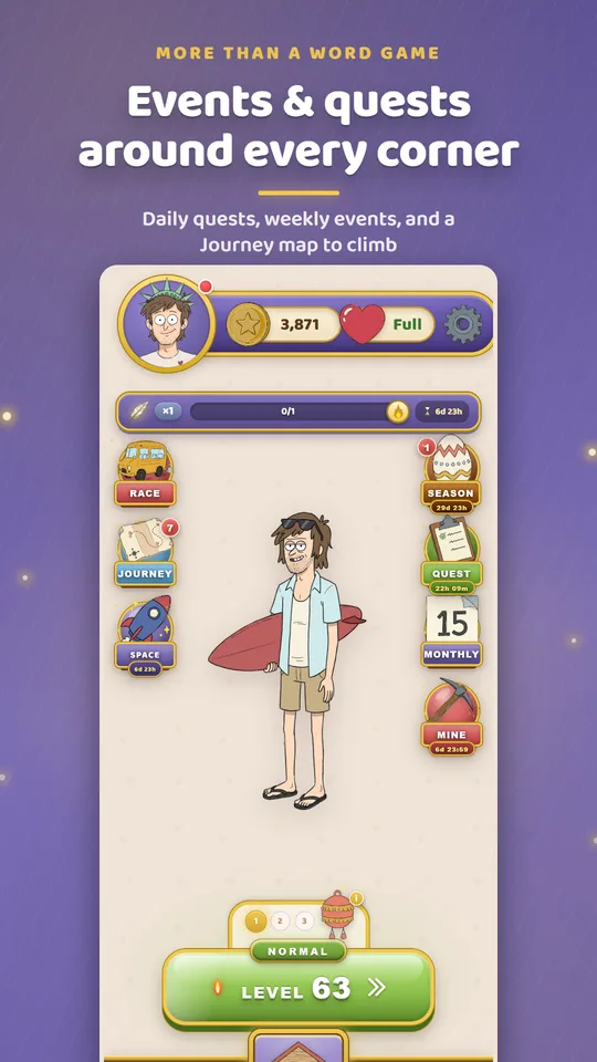 Events and quests around every corner